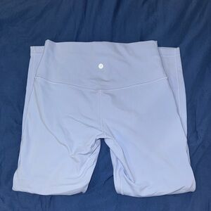 Lululemon Light Blue High-Waisted Leggings